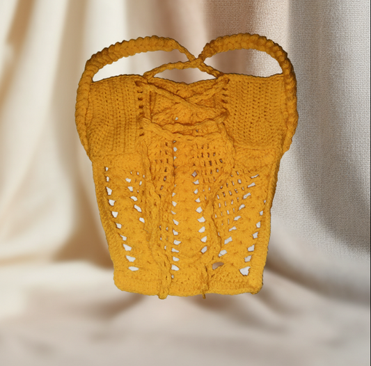 Handmade crop top crochet