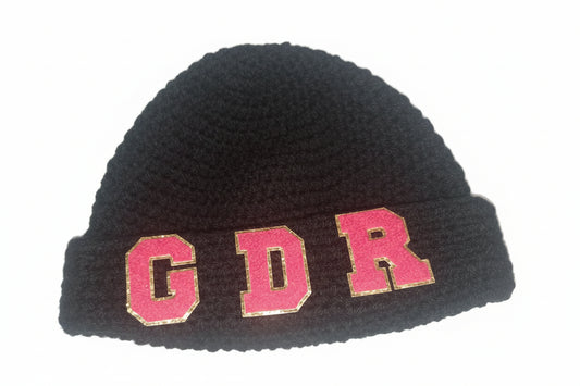 Personalized Crochet Beanie(Custom initials)