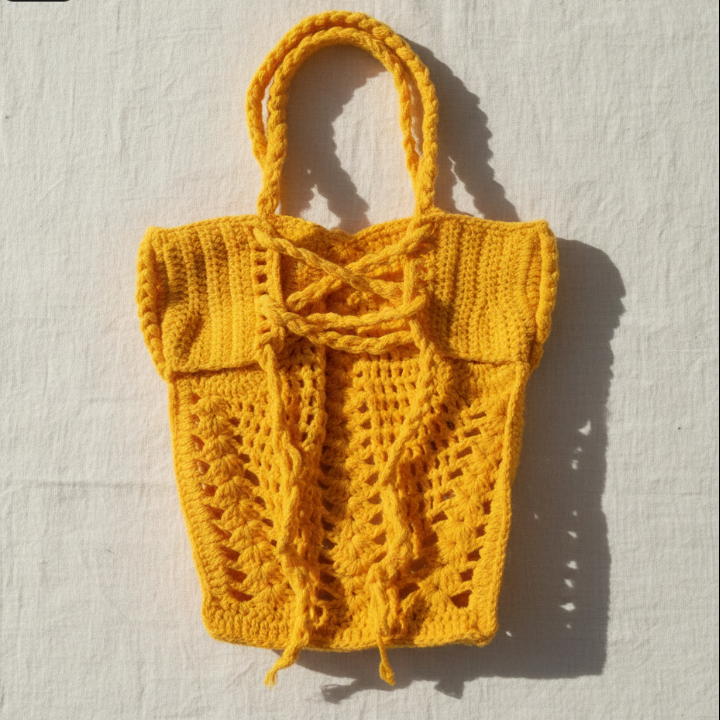 Handmade crop top crochet